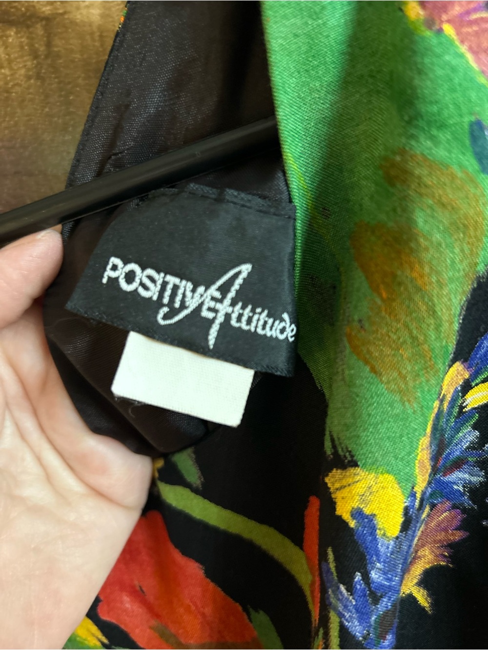 Floral Sleeveless Sheath Dress in Black with Multicolor Blooms Knee Length S 5/6 - Picture 6 of 7